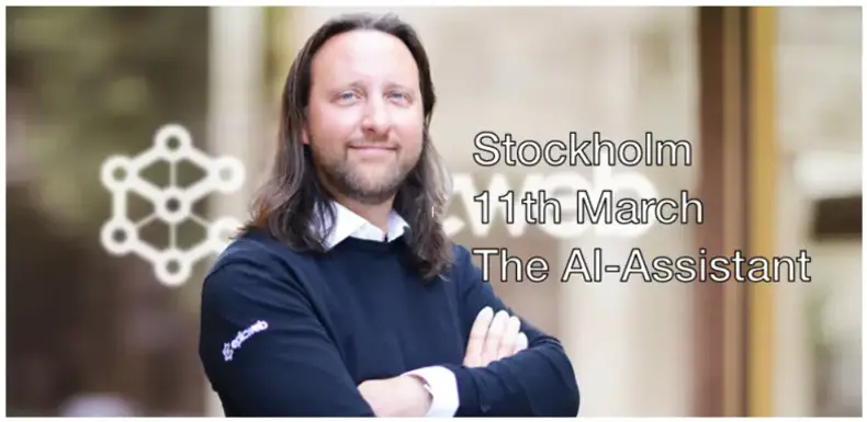 Luc Gosso presenting in Stockholm