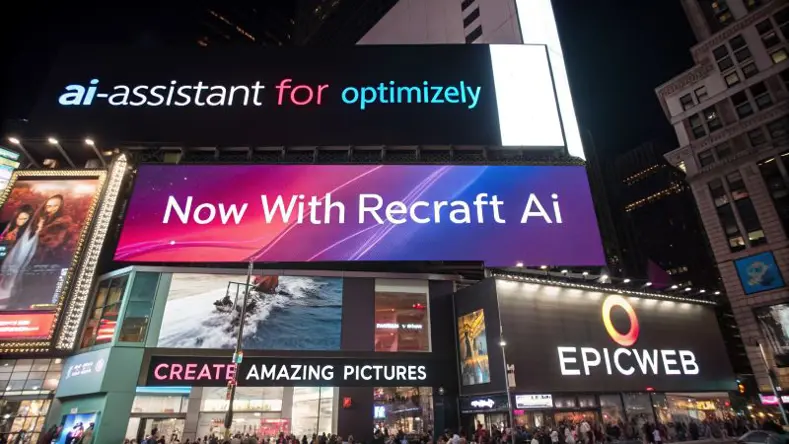Billboard Recraft AI in Optimizely